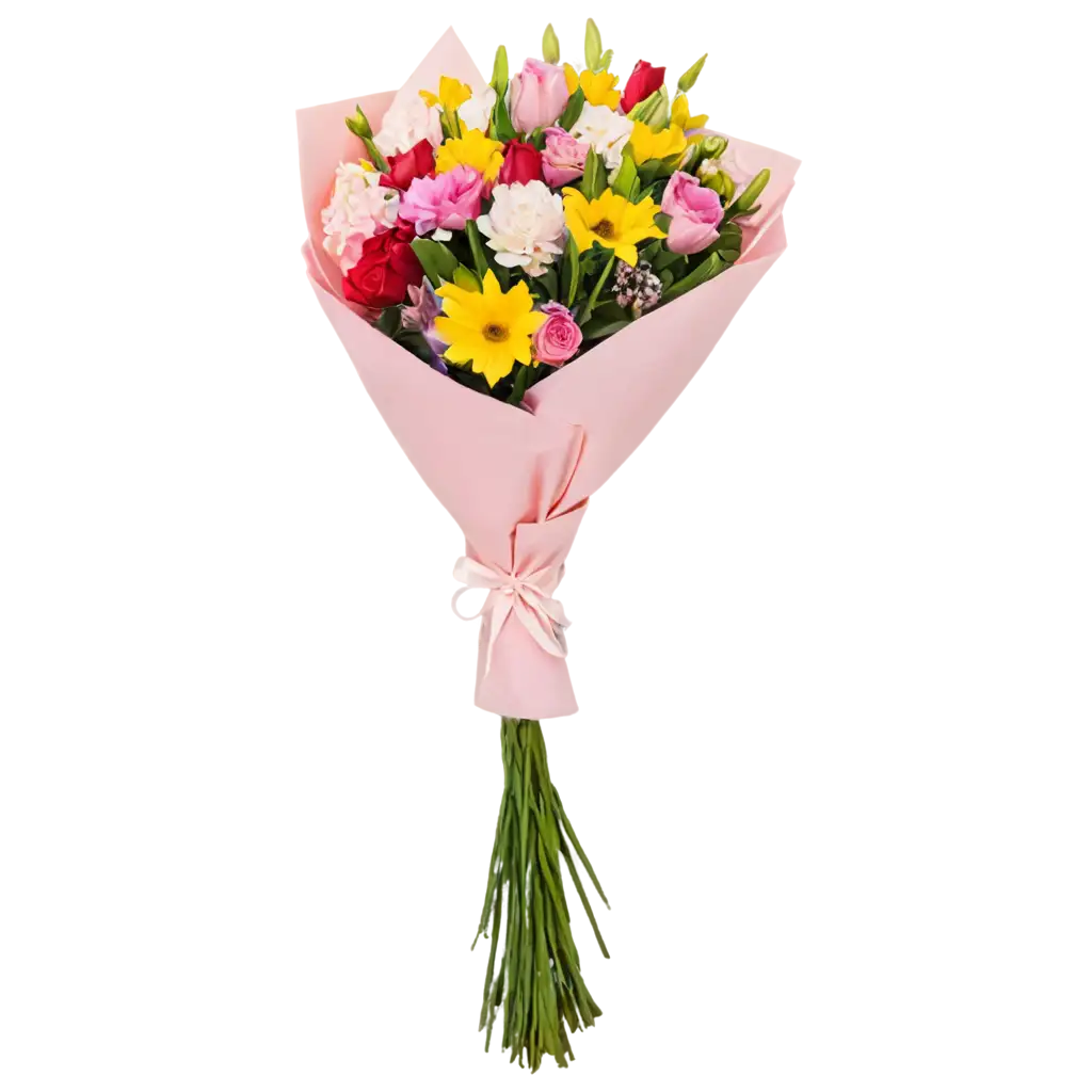 Flower-Bouquet-PNG-Image-HighQuality-Transparent-Format-for-Versatile-Use