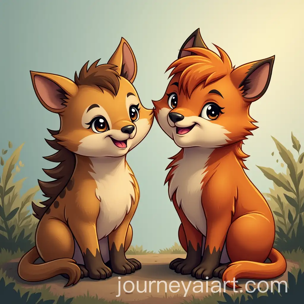 Two-Animals-Together-in-a-Natural-Setting