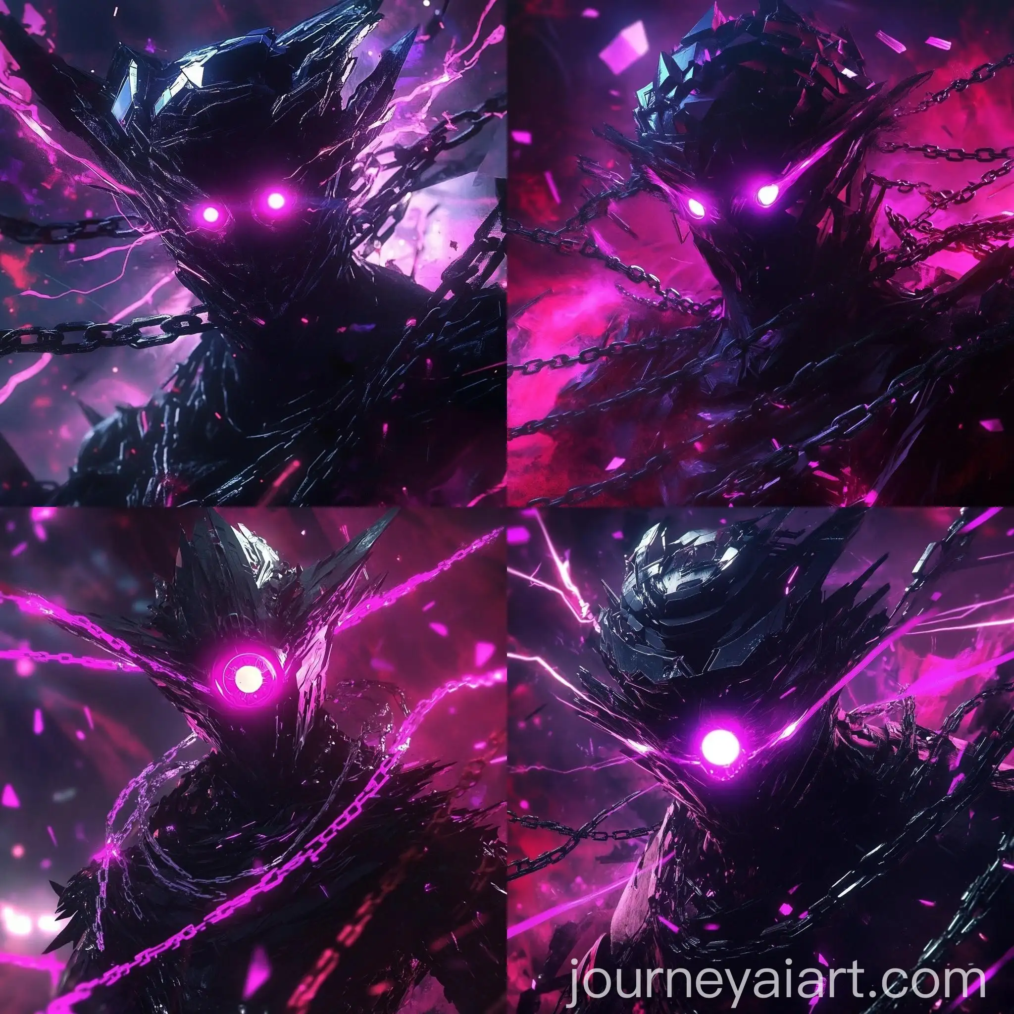 Dynamic-Digital-Artwork-of-a-Dark-Mechanical-Figure-with-Glowing-Crystalline-Elements