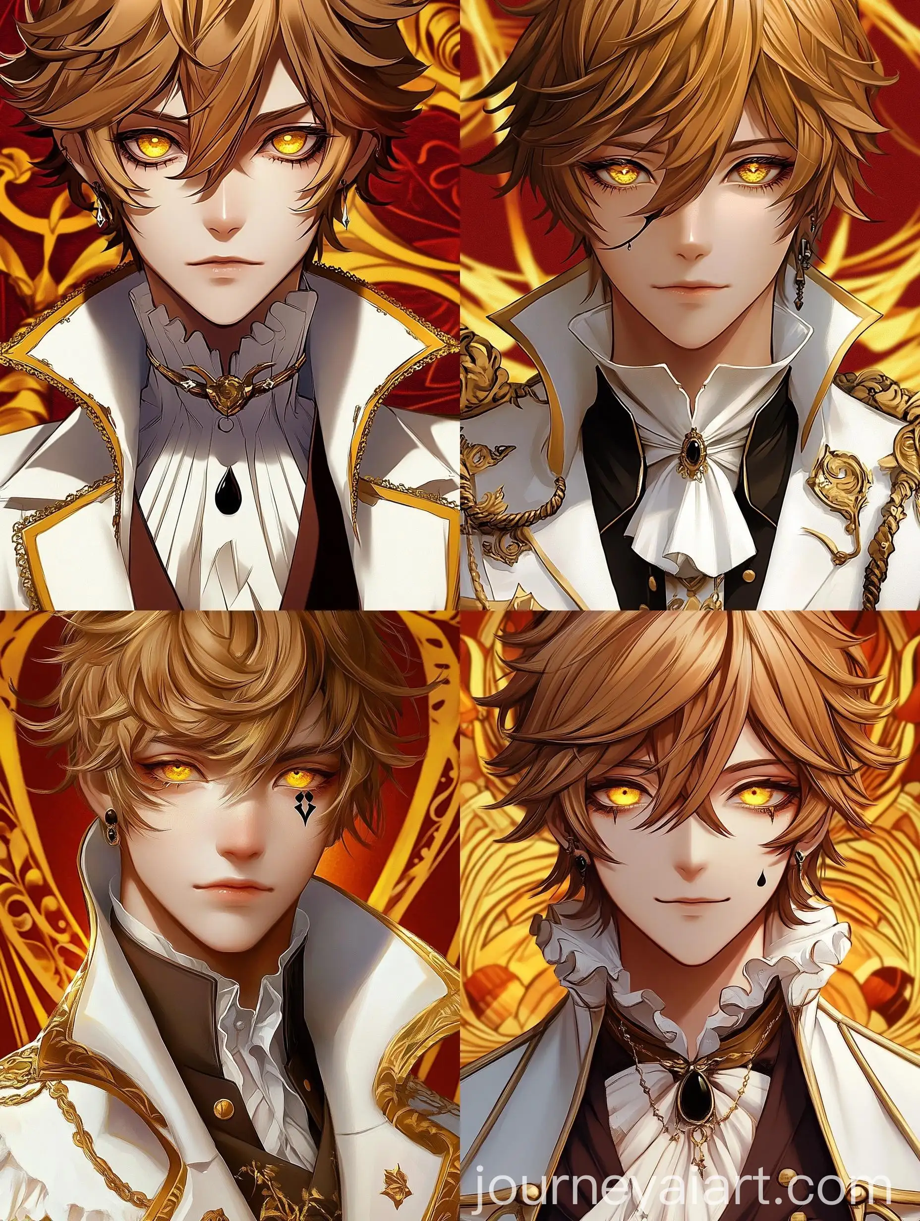 Formally-Dressed-Man-with-Golden-Eyes-and-TearShaped-Tattoo