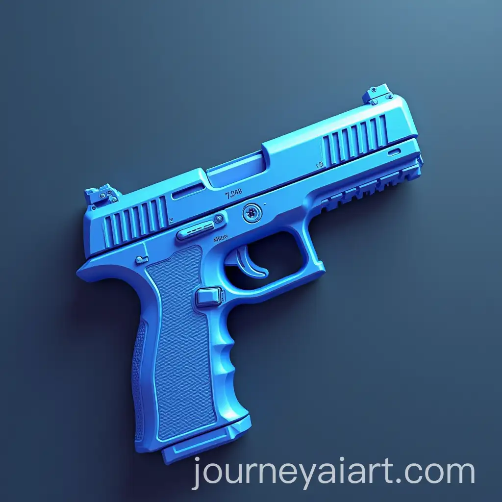 3D-Blue-Cellphone-Trigger-for-Gaming-in-PUBG