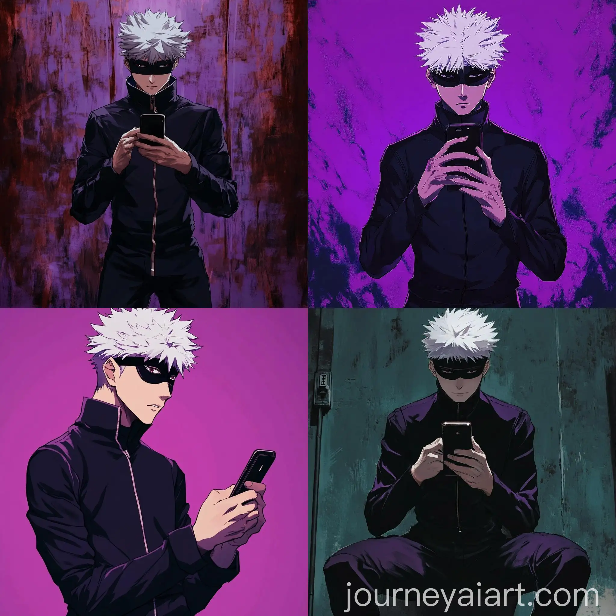 Gojo-Satoru-Jujutsu-Kaisen-Phone-Art