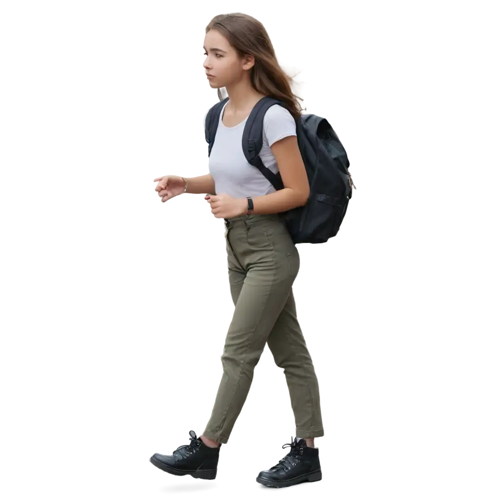 Girl-with-Backpack-Walking-with-Friends-PNG-Image-for-HighQuality-Visuals