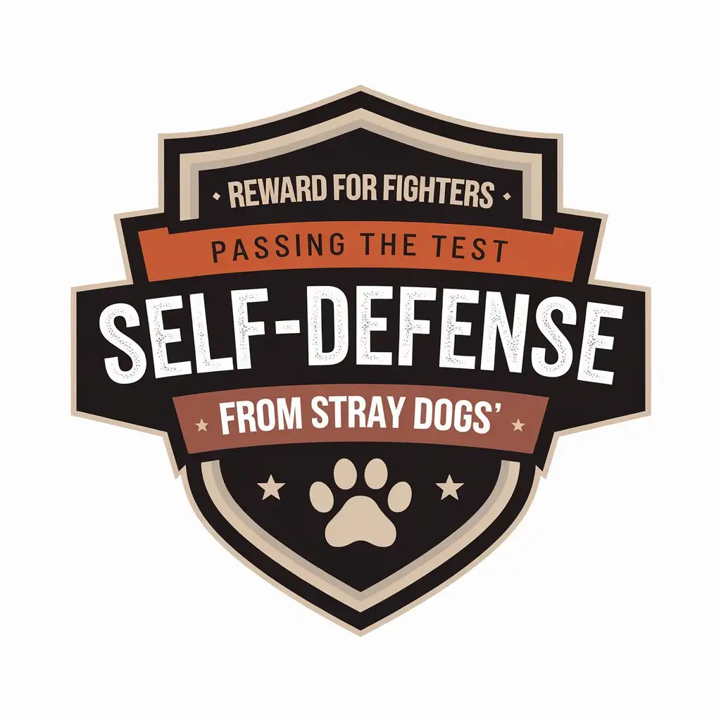 LOGO Design for SelfDefense Training Shield Emblem for Travel Safety