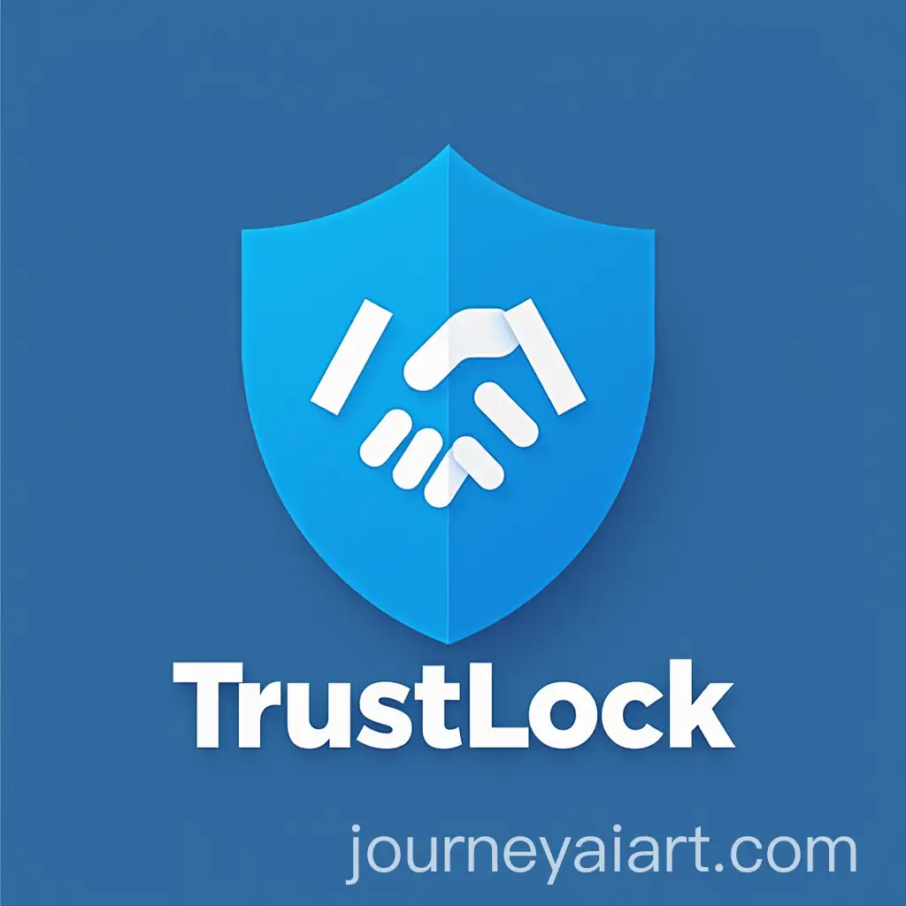 Modern-TrustLock-Logo-with-Blue-Shield-and-White-Handshake-Design
