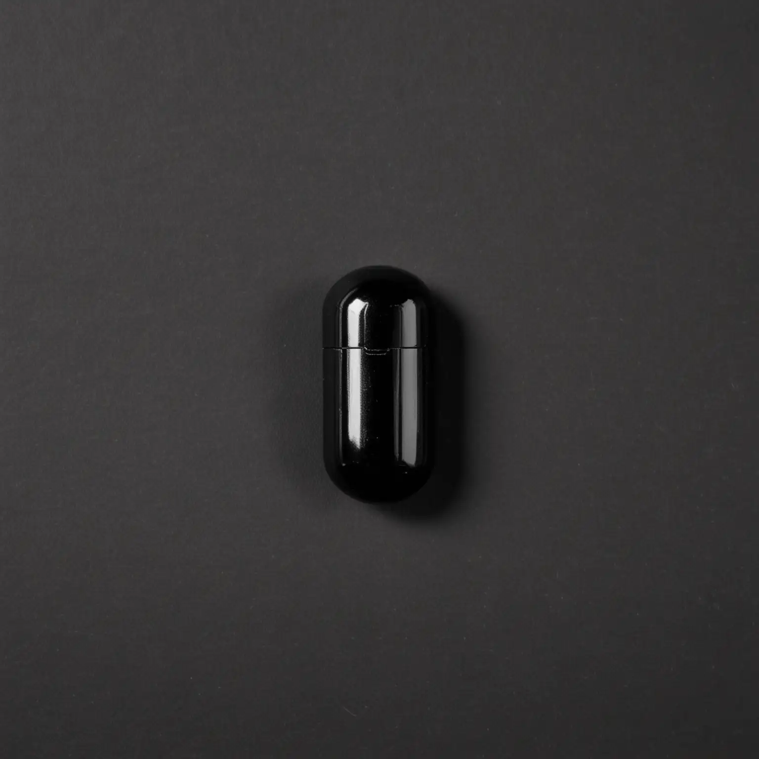 Pill, black capsule medicine