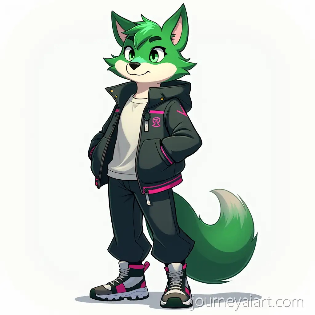 Sleek-Male-ProtMale-protogen-VTuber-characterogen-VTuber-Character-with-Vibrant-Green-Fur-and-Neon-Accents