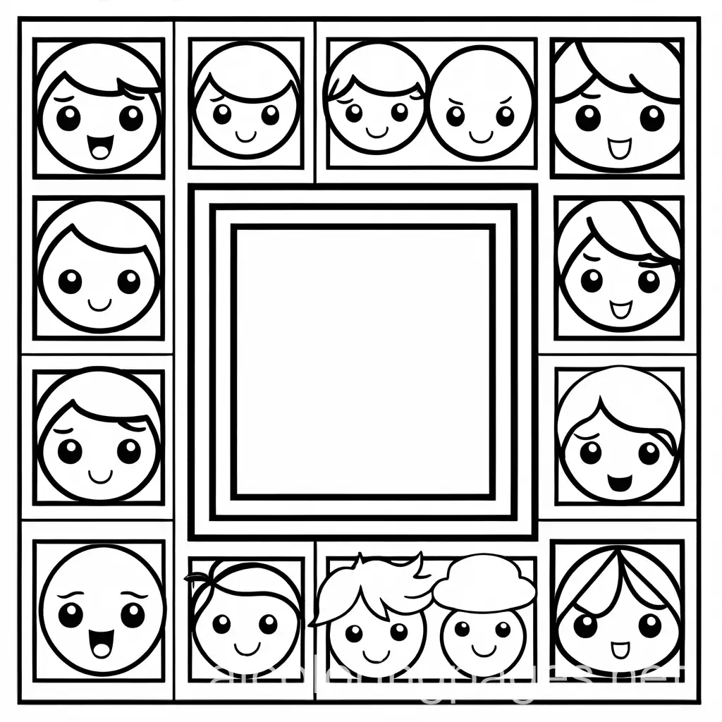 Adorable-Emotion-Faces-for-Kids-Coloring-Page