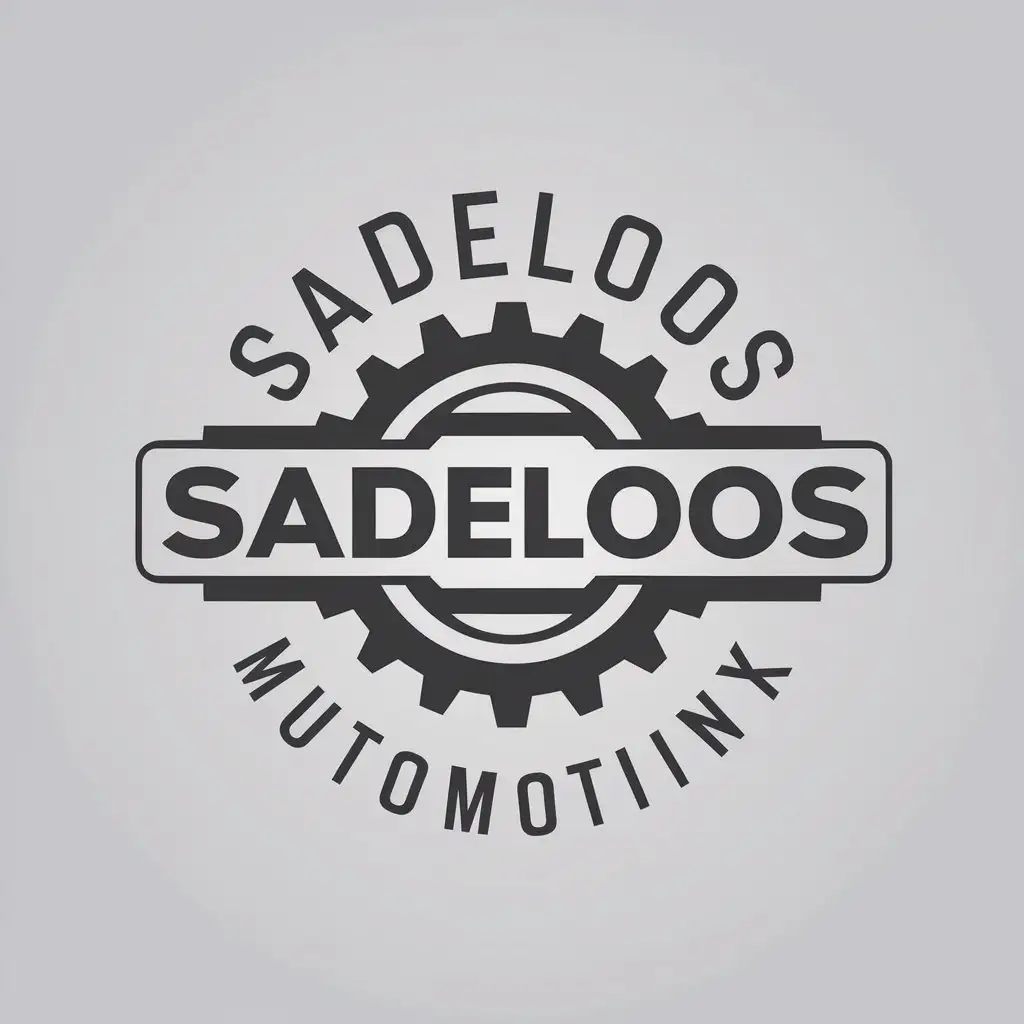 LOGO-Design-For-SADELOOS-Ford-Mustang-F150-Gear-in-Automotive-Industry