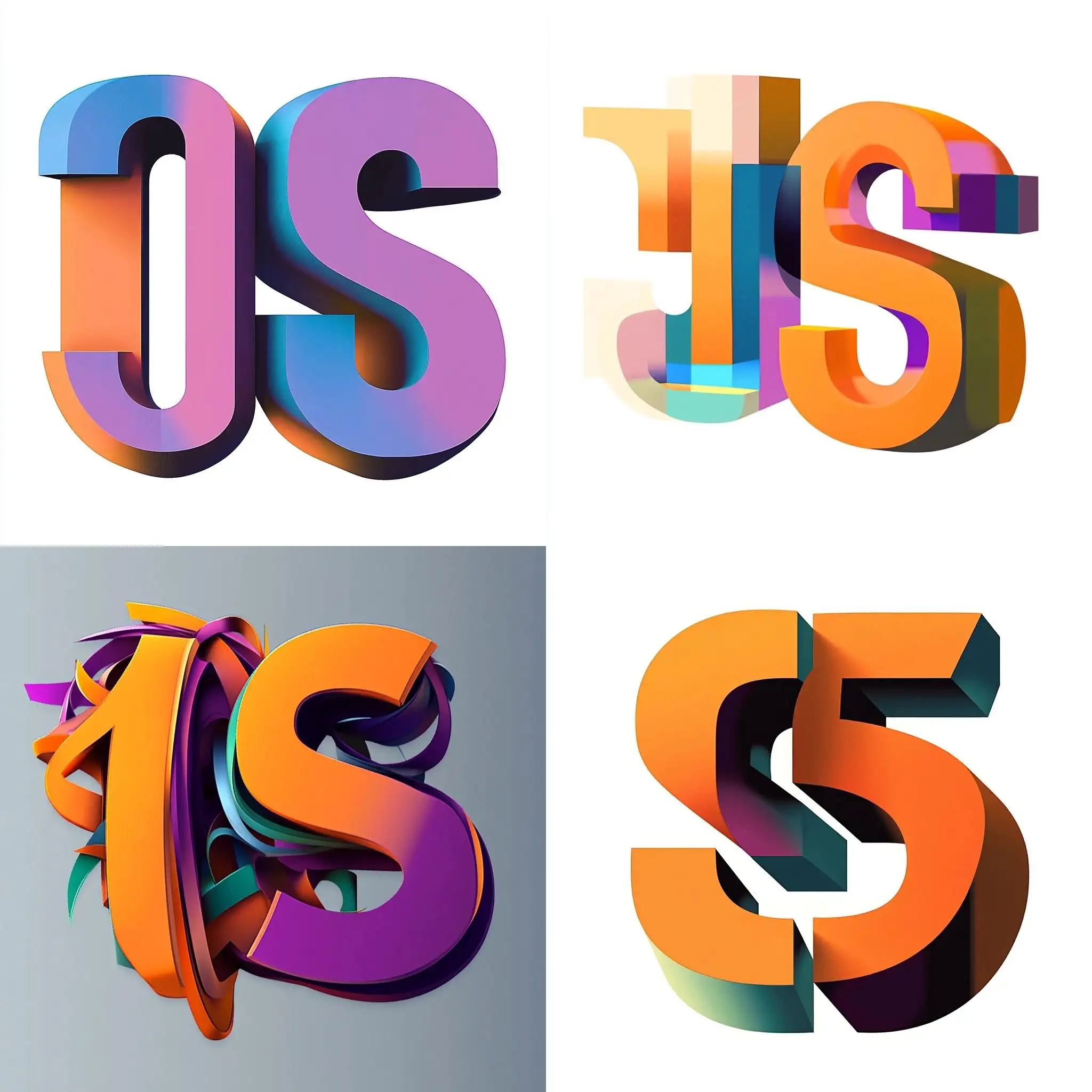 Colorful-Typography-of-ISO-in-3D-Style