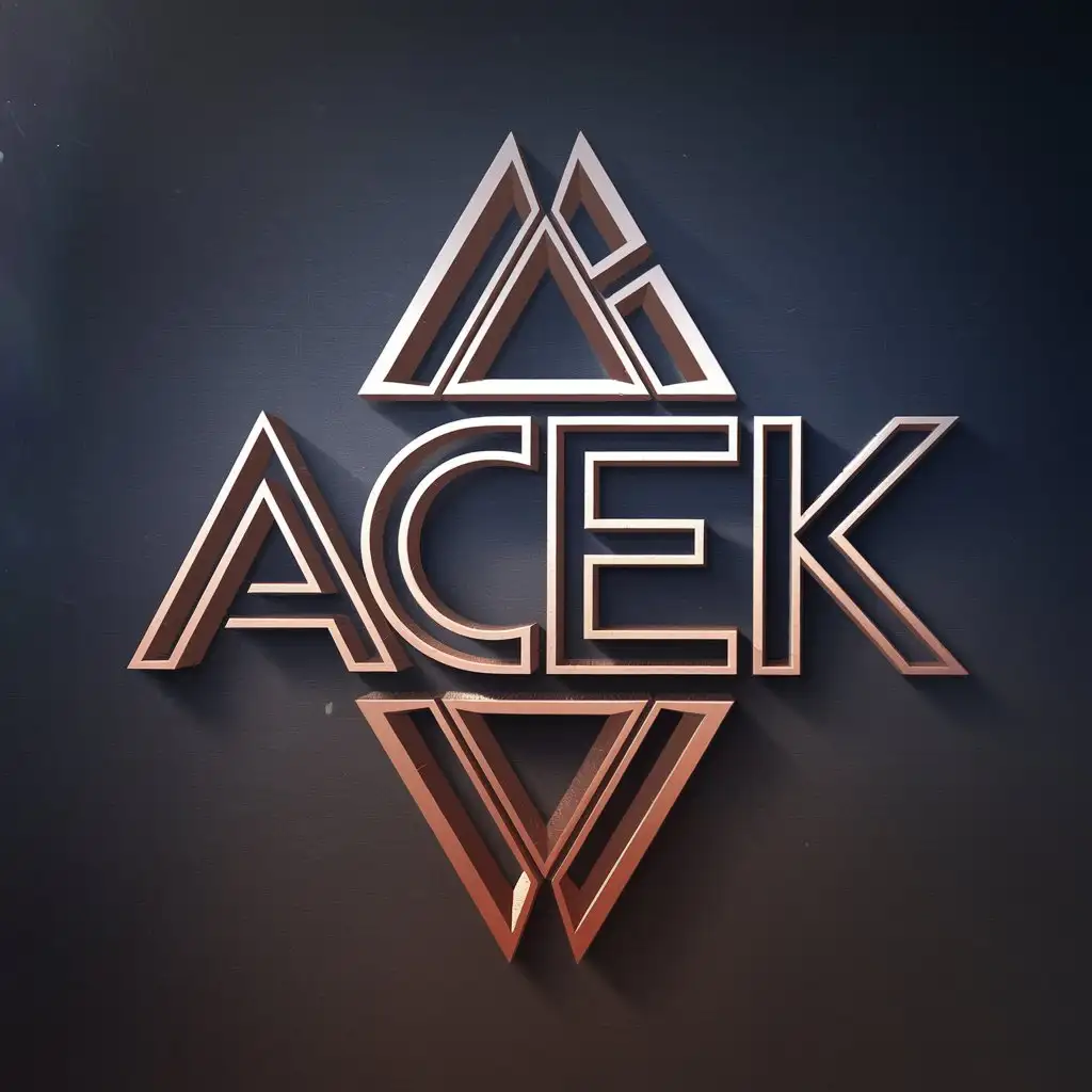 ACEK in 3D for wallpaper