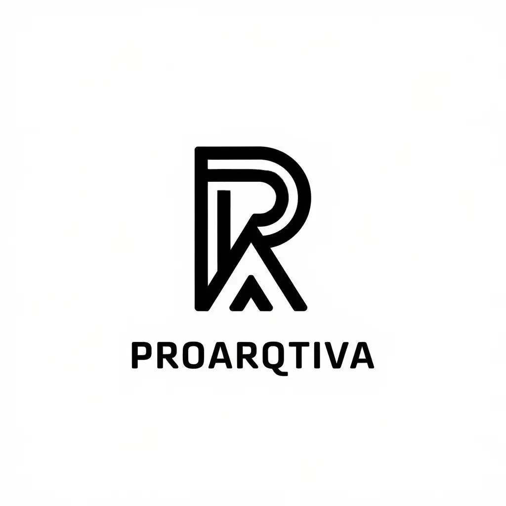 LOGO-Design-For-PROARQTIVA-Minimalistic-Vector-Logo-with-PA-Symbol