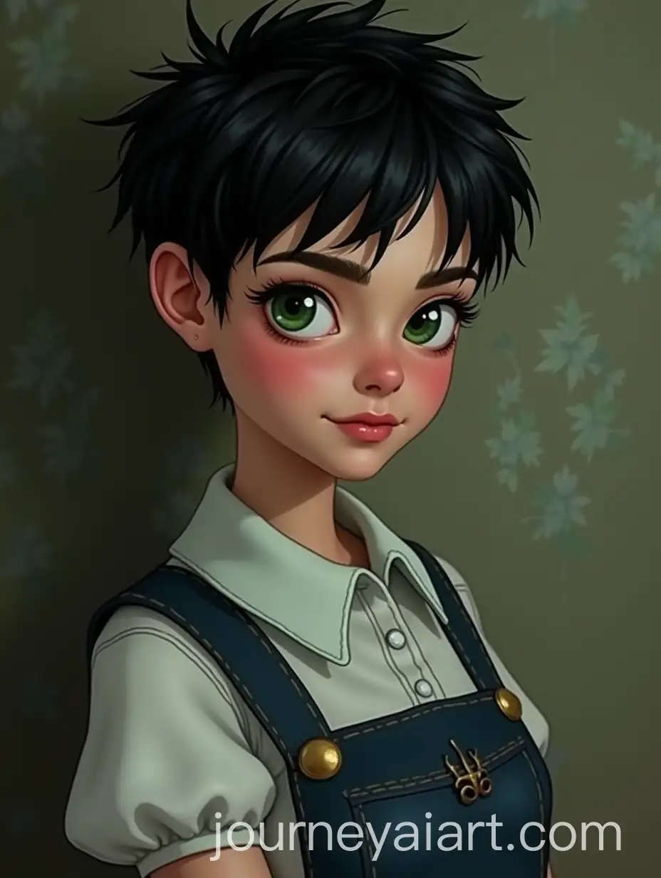 Portrait-of-Petite-Alice-with-PixieLike-Features-and-Spiky-Black-Hair