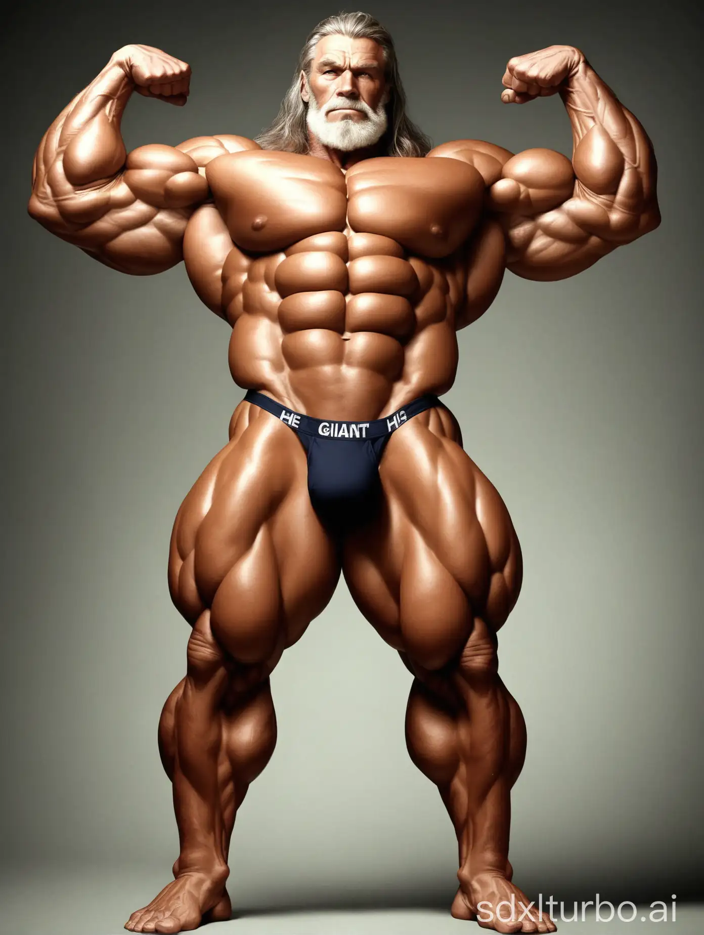 Huge-Muscular-Old-Man-Flexing-Biceps-in-Underwear