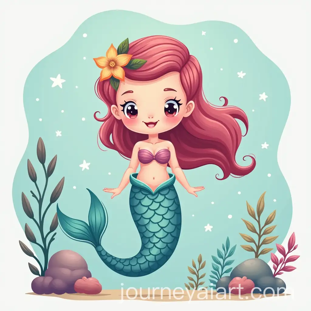 Cute-Mermaid-Underwater-Scene