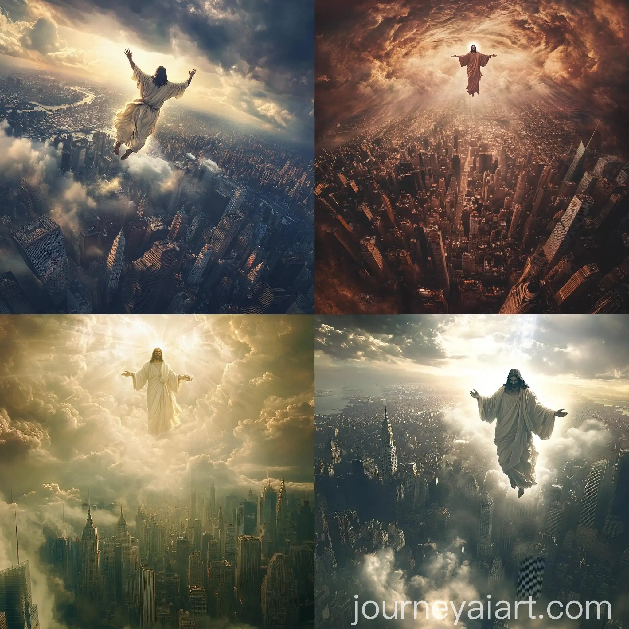 Dramatic-Second-Coming-of-Jesus-Over-New-York-City