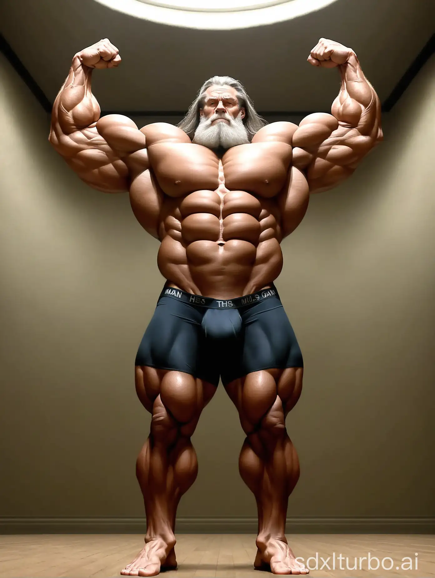 Imposing-Elderly-Giant-Displaying-Strength-with-Impressive-Physique