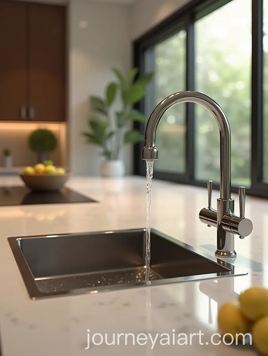 HyperRealistic-Indian-Kitchen-with-Focus-on-Water-Droplet-in-Sink
