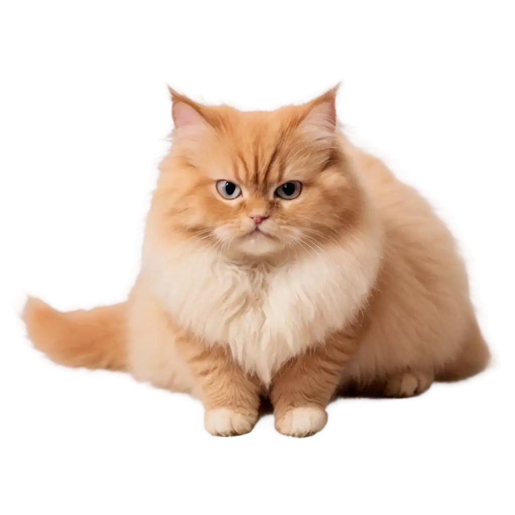 Fluffy-Cat-PNG-Capturing-the-Essence-of-Feline-Cuteness-in-HighQuality-Format