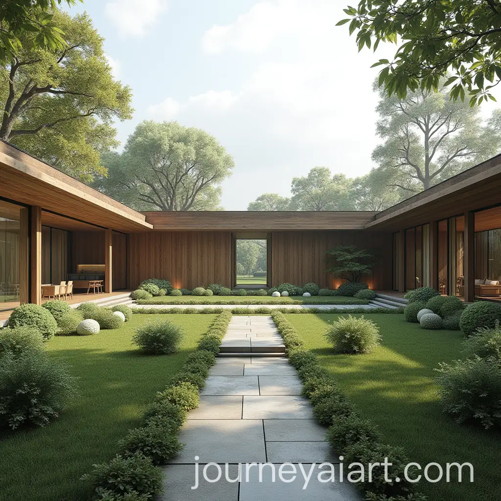 Ornamental-Garden-Workshop-System-with-Central-Axis-Movement-Between-Two-Buildings
