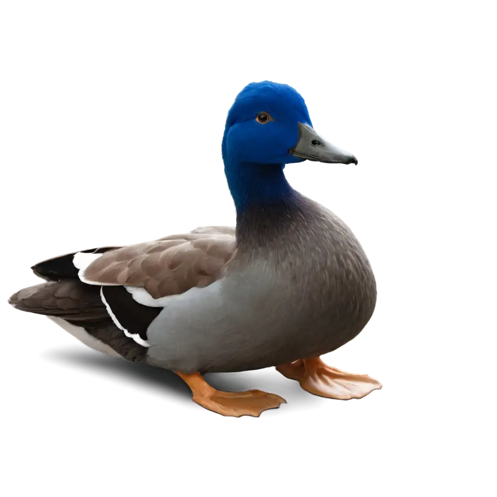 Stunning-Blue-Duck-PNG-Image-for-Creative-Projects