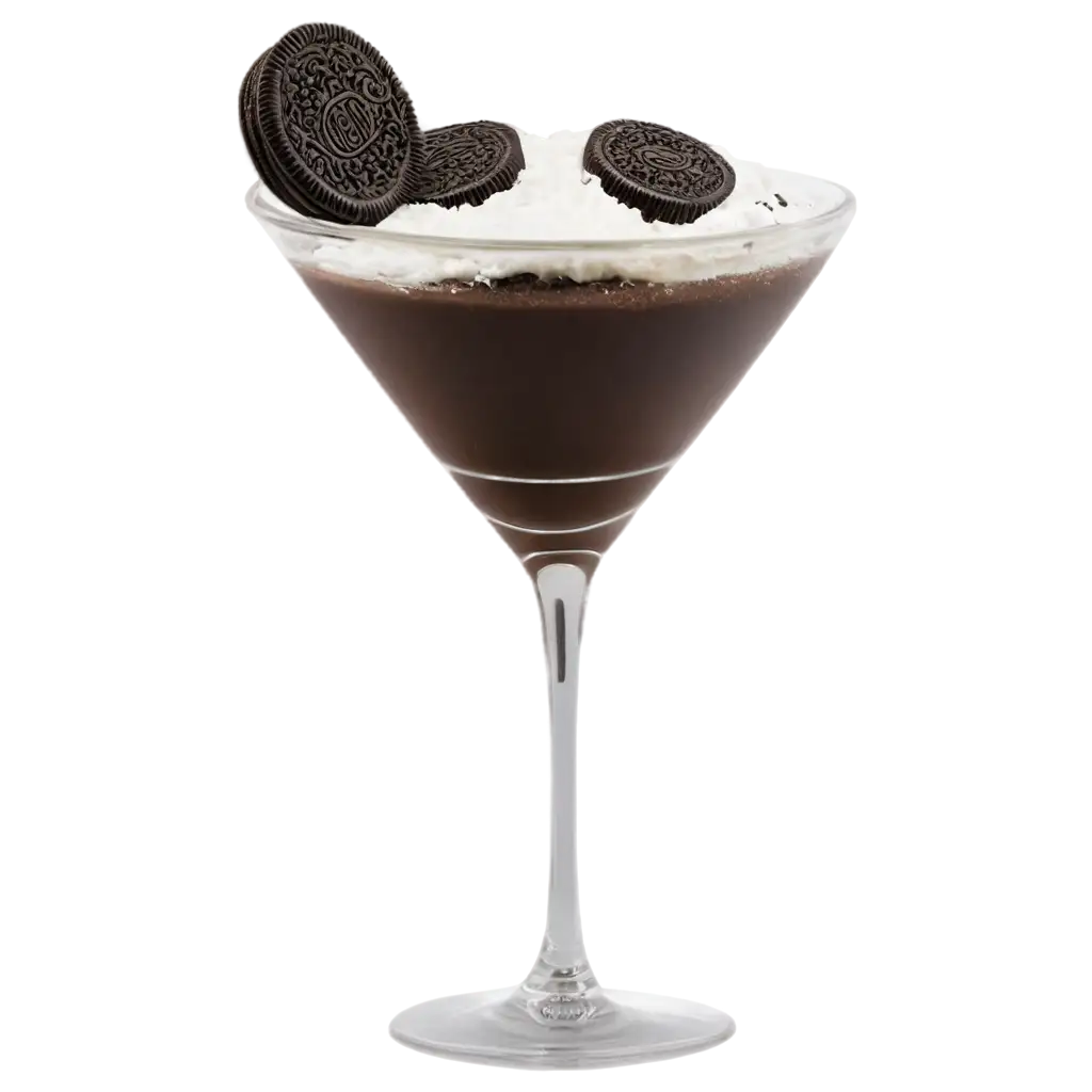 oreo boscut  a bar bari in mini under a glass