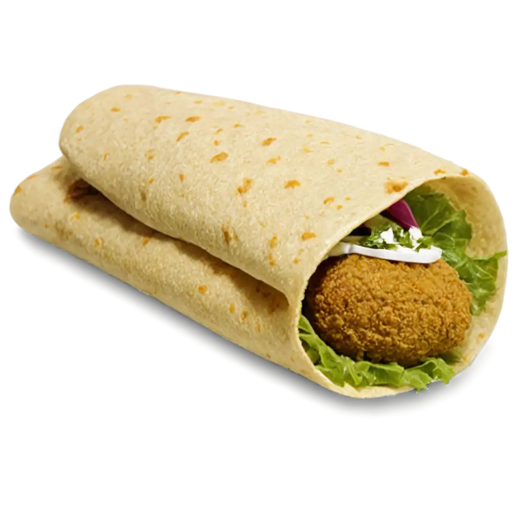 Delicious-Falafel-Wrap-Sandwiches-with-Potato-Fingers-HighQuality-PNG-Image-for-Food-Blogs-and-Online-Menus