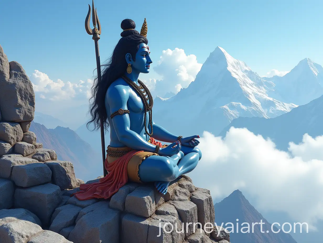 Lord-Shiva-Meditating-in-the-Himalayas