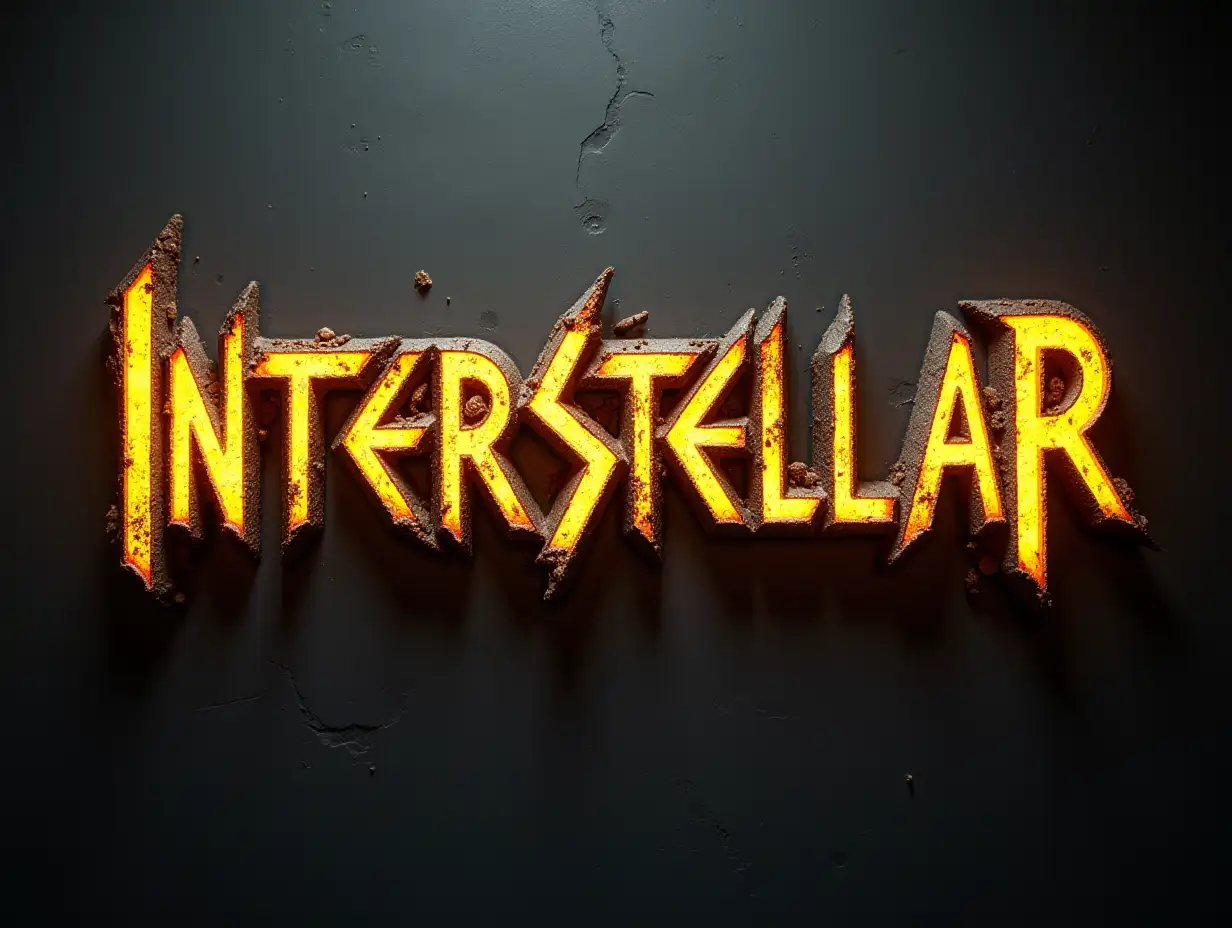 InterstellarInspired-Heavy-Metal-Band-in-Dark-Gray-and-Yellow-Glowing-Theme