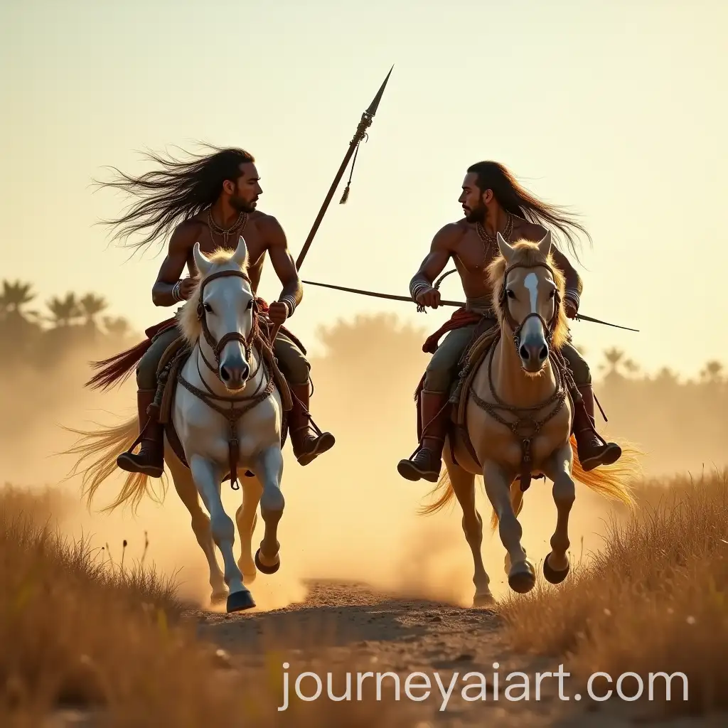 Epic-Battle-Between-Two-Ancient-Indian-Warriors-in-Combat