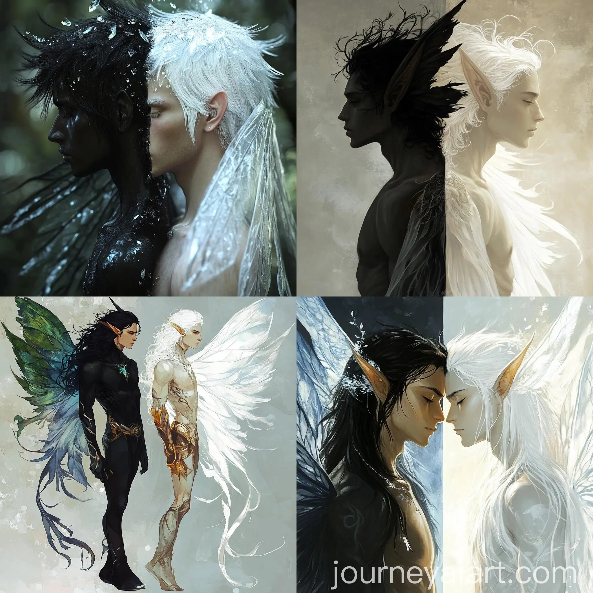 Male-Faery-with-Black-and-White-Hair-and-Translucent-Wings