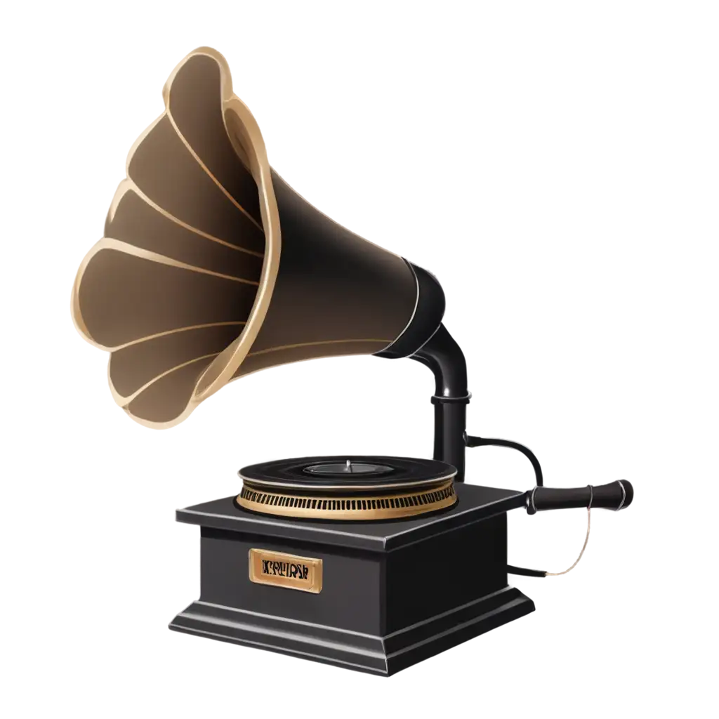 Vintage-Phonograph-PNG-Icon-Capturing-Nostalgia-with-Clarity-and-Detail