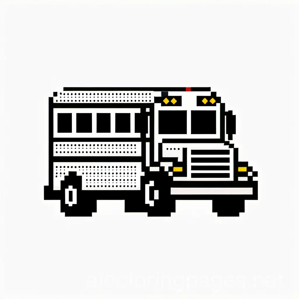 Simple-School-Bus-Pixel-Art-Coloring-Page