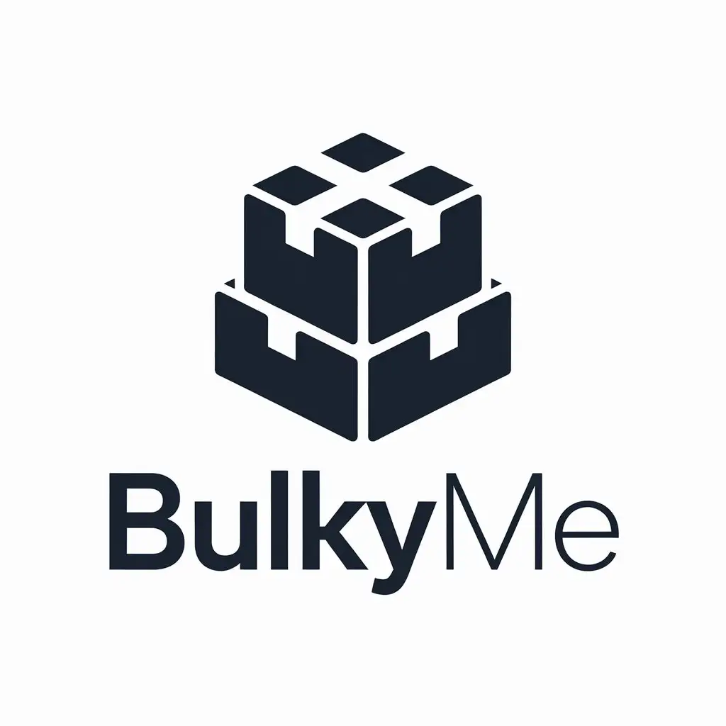 LOGO Design for BulkyMe Vector Style with Wholesale Bulk and Ecommerce Theme