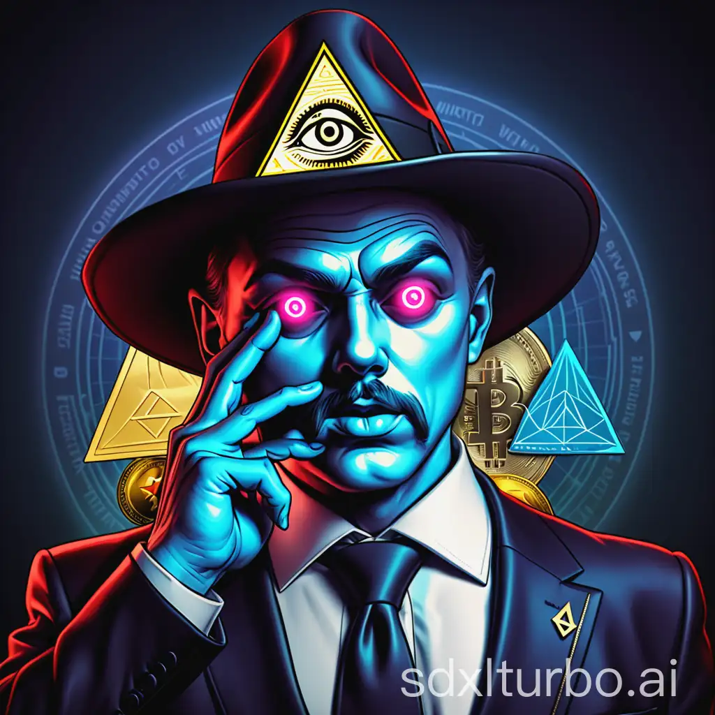 Mysterious-Illuminati-Figure-Whispering-About-Cryptocurrency-Secrets