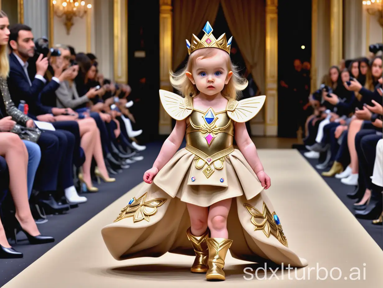 Princess-Zelda-Baby-Model-Walks-Paris-Collection-Runway