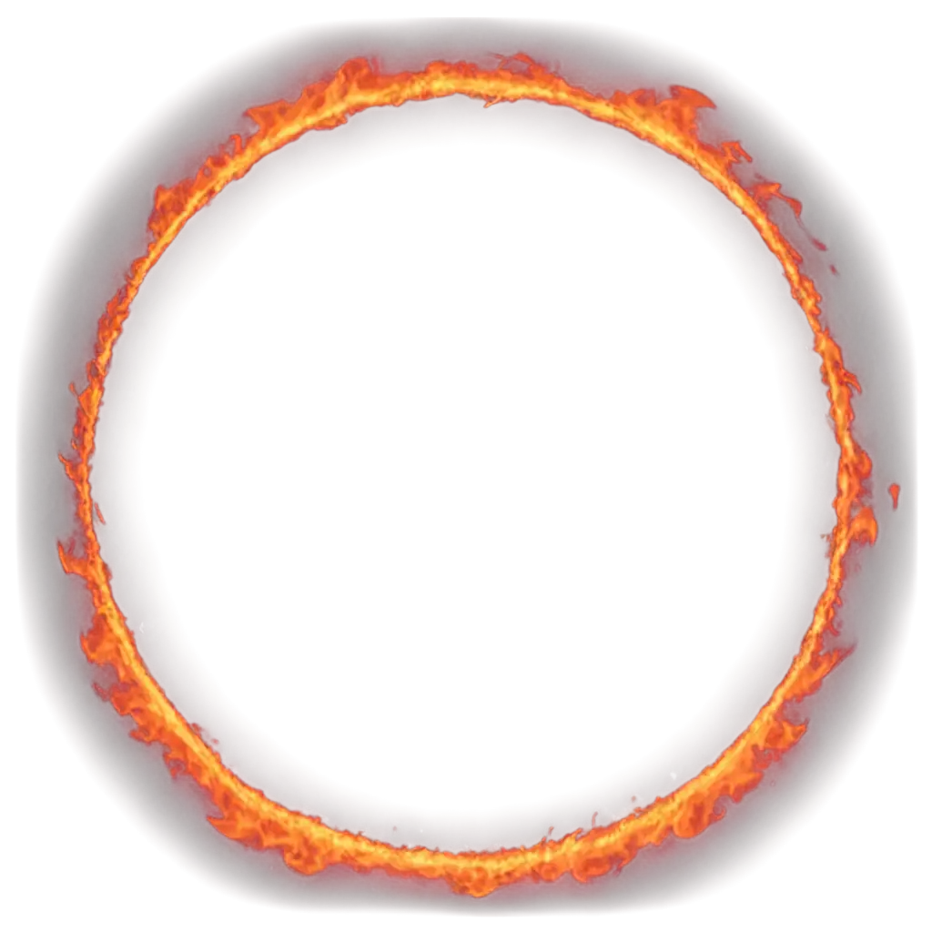 Circular-Portal-in-Flames-PNG-Captivating-Visuals-for-Digital-Art-and-Design