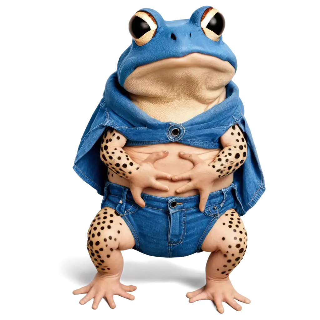 Adorable-Toad-with-Denim-Diaper-PNG-Image-Enhance-Your-Content-with-Quirky-Charm