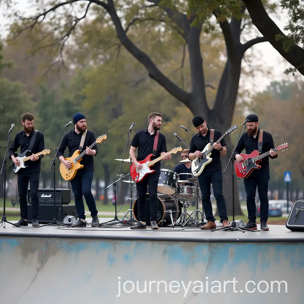 Vibrant-Skate-Park-Concert-with-Live-Band-Performance