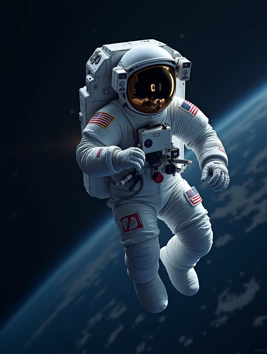 Astronaut in space