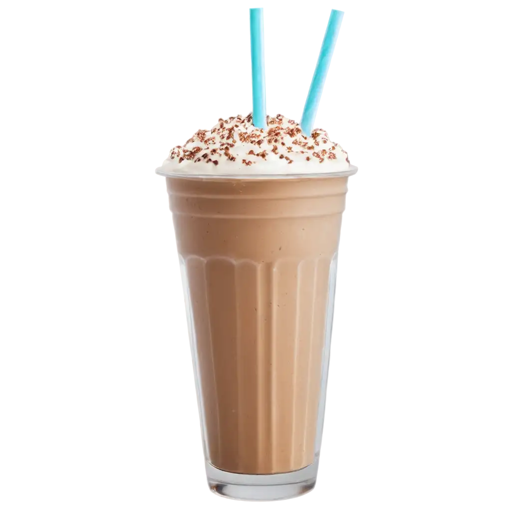 Delicious-Milkshake-in-Plastic-Glass-PNG-Image-on-White-Background