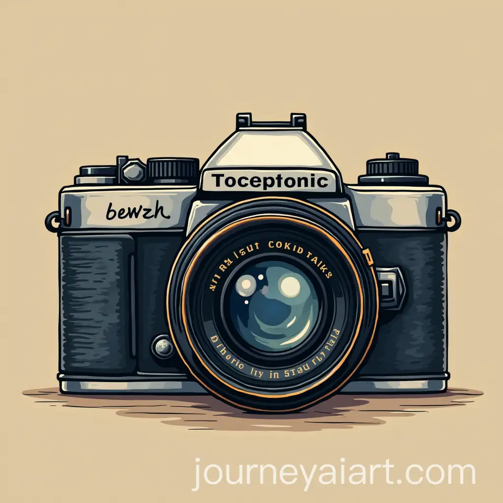 Vintage-Camera-Logo-Design-with-In-What-Talk-Inscription