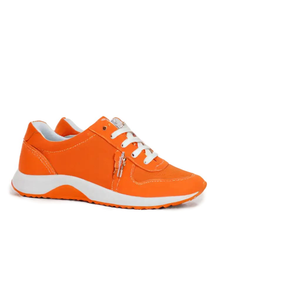 Orange-Sneakers-PNG-Image-for-Versatile-Design-Projects