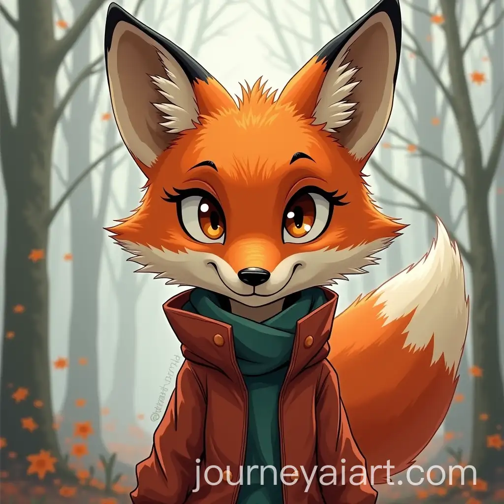 Whimsical-Fox-Girl-in-Enchanting-Forest
