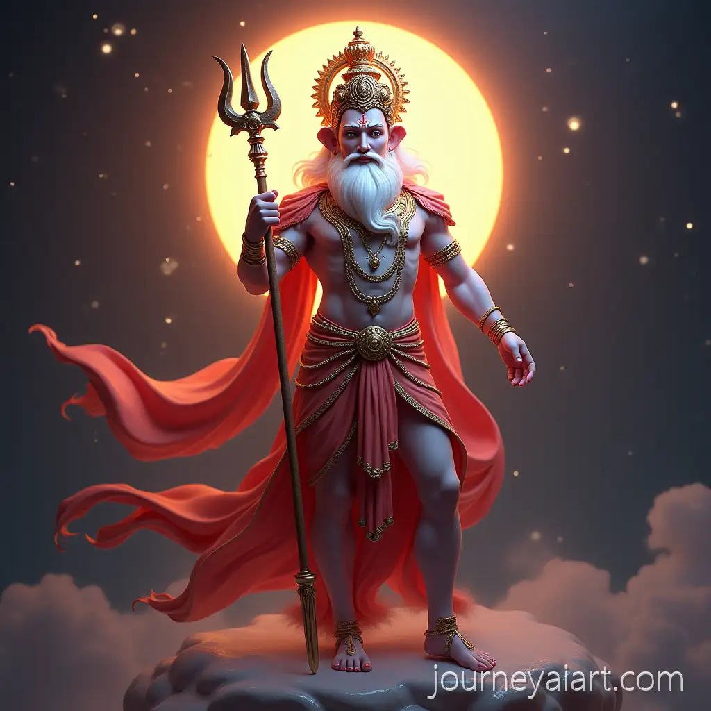 3D-Rendering-of-Celestial-Lord-Ganesh-with-Trident-andCelestial-Ganesh-3D-Rendering-Luminous-Aura
