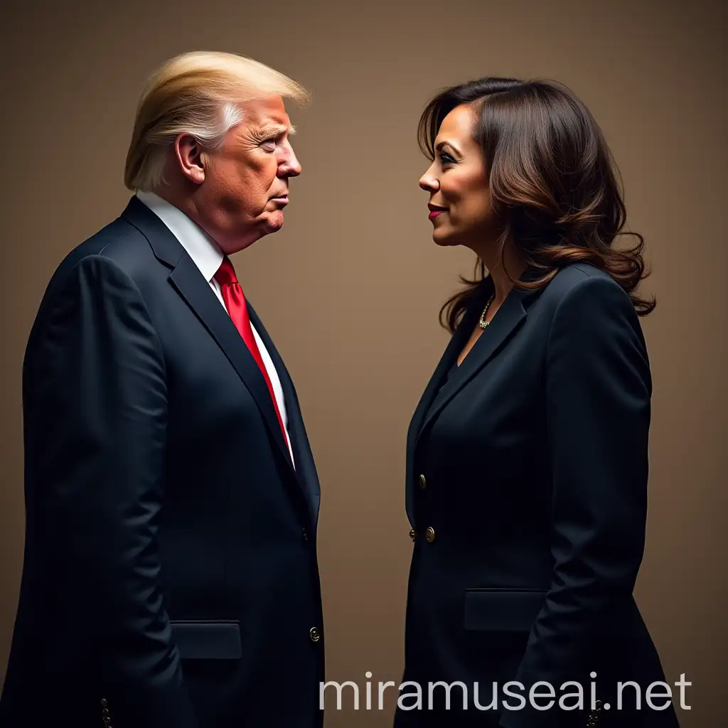 Donald Trump and Kamala Harris Face Off A Display of Strength and Confidence