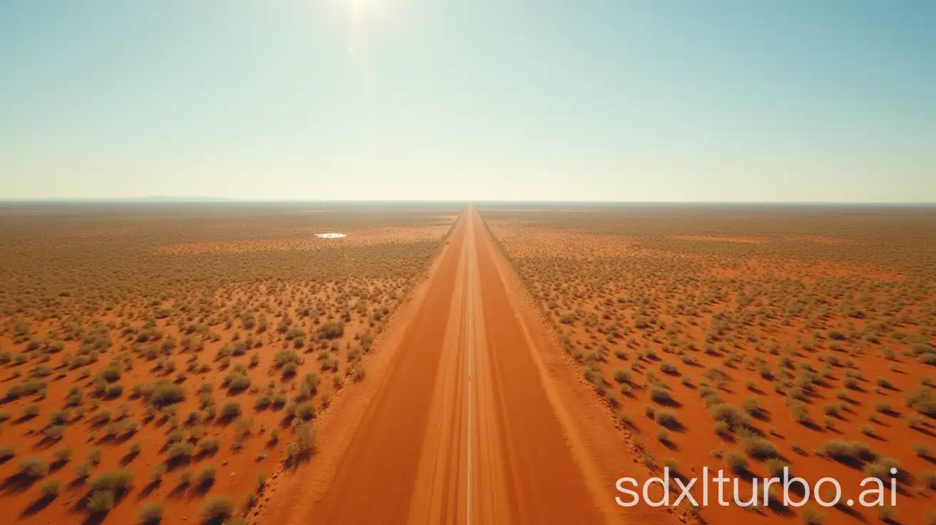 Aerial-View-of-Northern-Territory-Outback-Cattle-Station-in-the-Desert