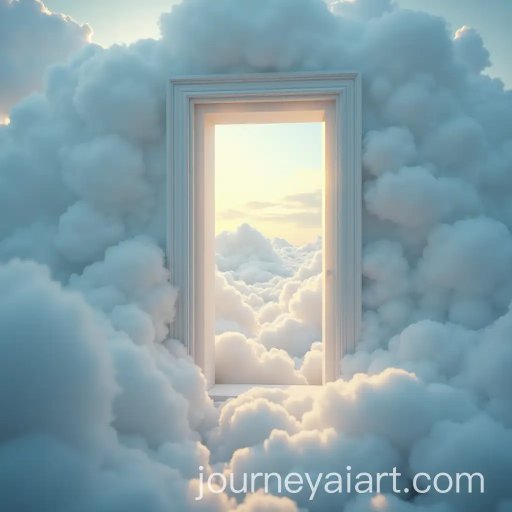MysterAI-Image-Prompt-Expansionious-Door-Floating-in-the-Clouds