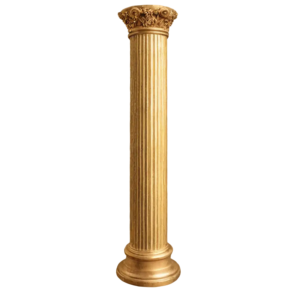 golden pillar elegantly