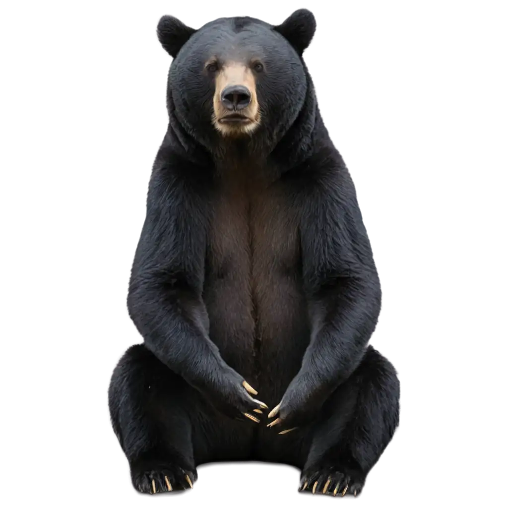 HighQuality-PNG-Image-of-a-Bear-Sitting-Down-Create-Stunning-Visuals